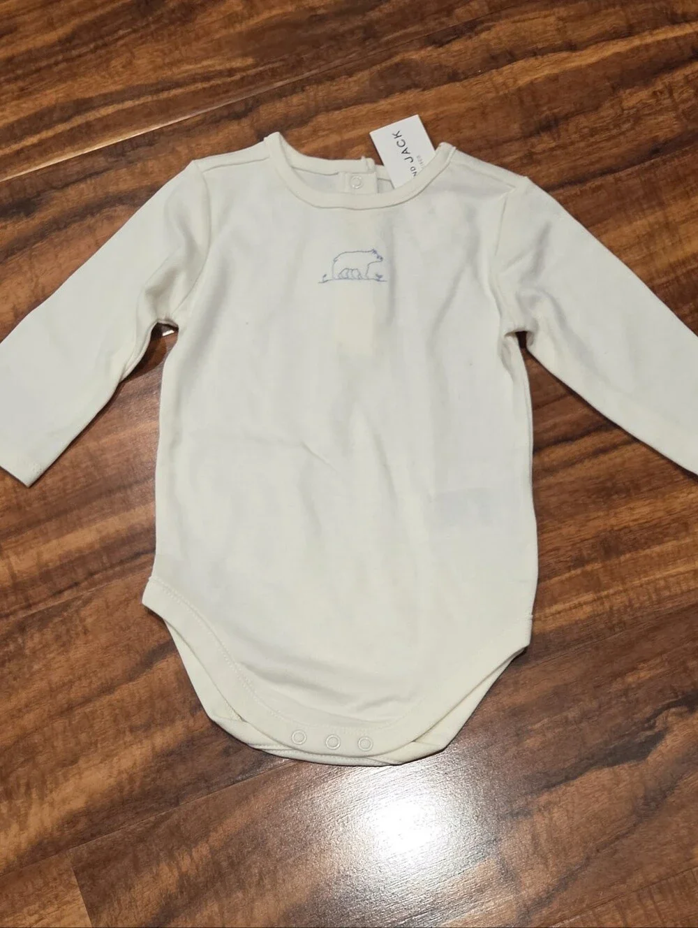 Janie and Jack NWT 3-6 months bear bodysuit & blue/gray fair isle sweater pants